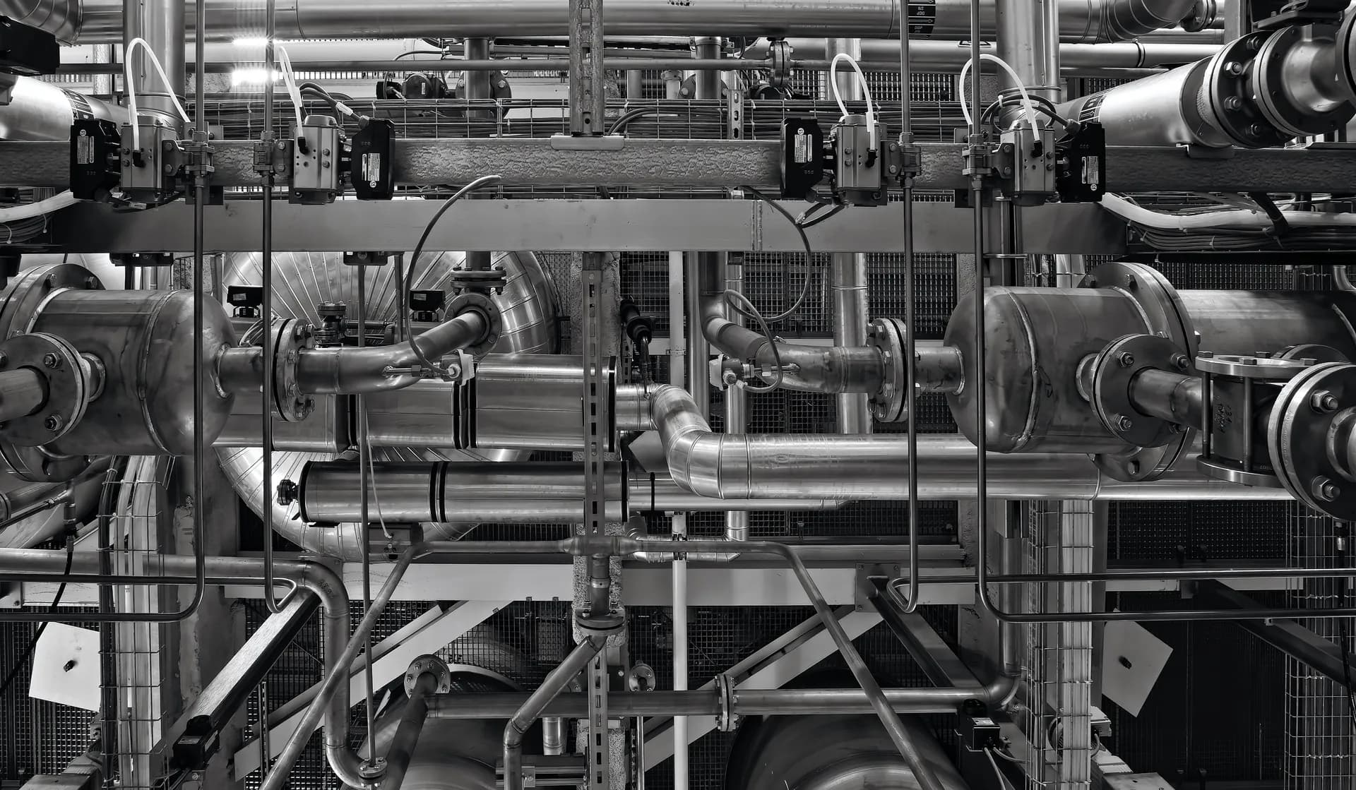 Industrial pipes and machinery